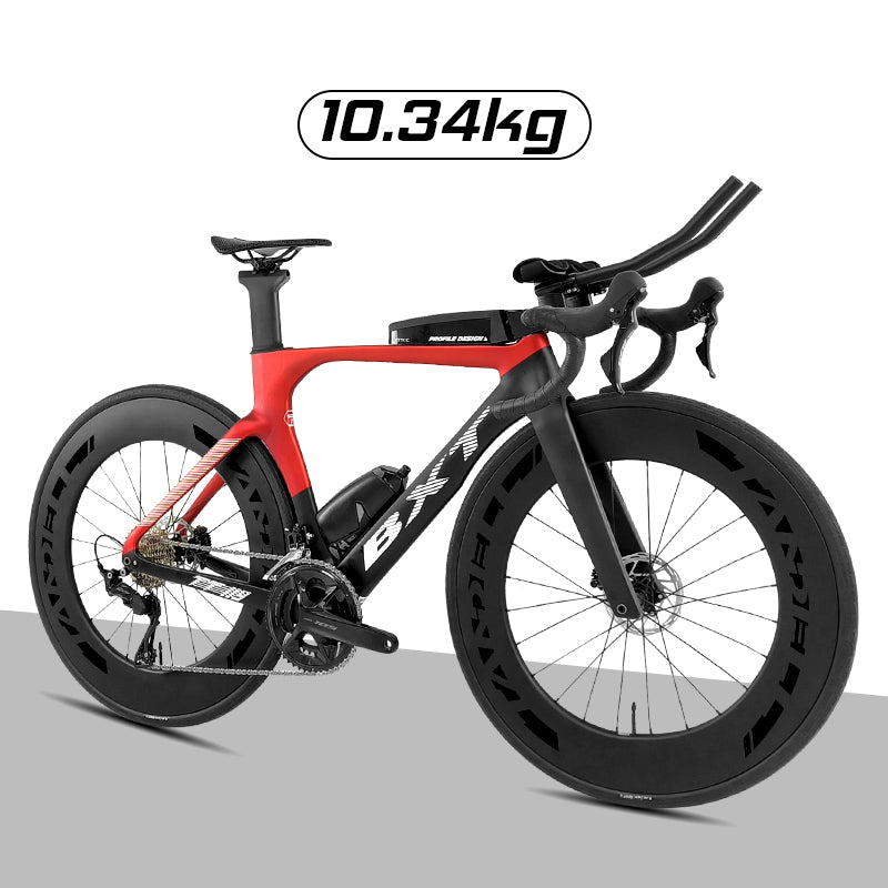 BXT Carbon Light Weight Road Bike tt bike TT Bicycle Zeitfahrrad Disc Triathlonfahrrad Shimano 105 R7120