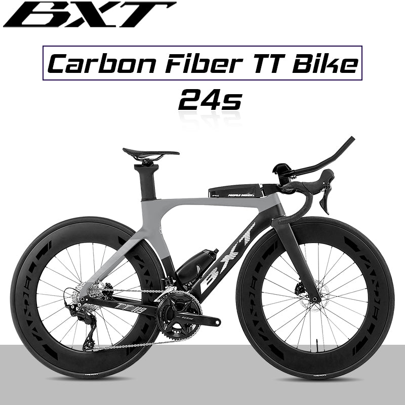 BXT 2025 New carbon tt bike TT Bicycle Shimano DI2 8170 electronic shifting Disc Brake Time Trial Triathlon Complete Bike Zeitfahrrad Disc