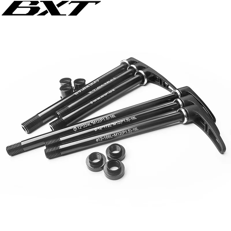 BXT Bicycle Thru Axle Quick Release Skewer Aluminum