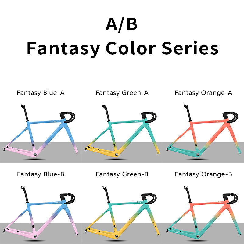 BXT Road Bicycle Frame Gravel Frame UDH Carbon 700C Flat Mount Disc Brake With Carbon Fork and Handlebar Thru Axle 12x142mm