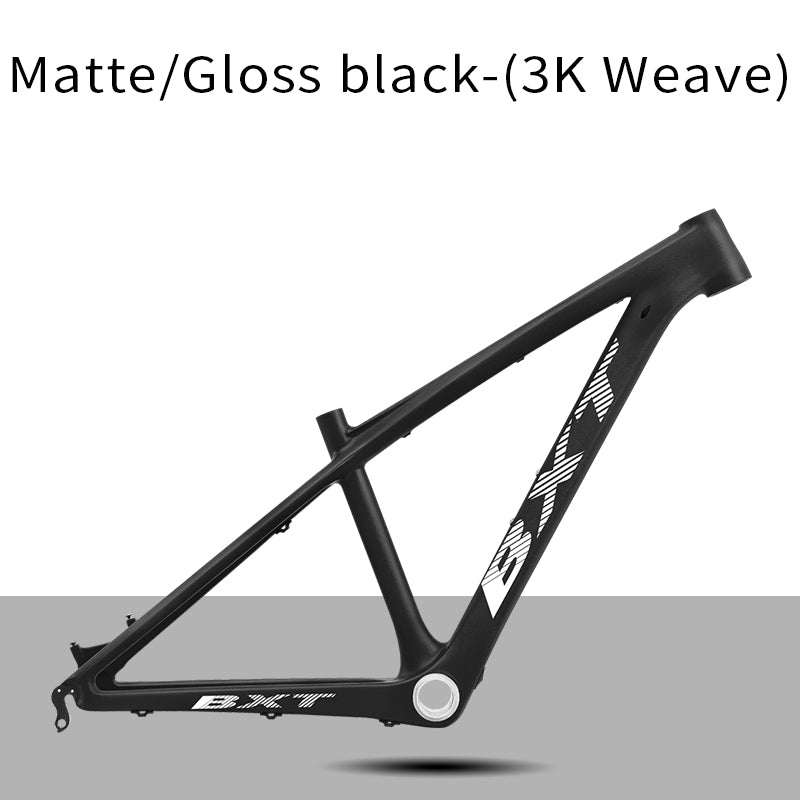 BXT 26er Full Carbon Mountain Bike Frame 14inch Disc Brake Carbon Fiber MTB Frame 3K Weave 26inch Mountain Bicycle Carbon Frame 26er