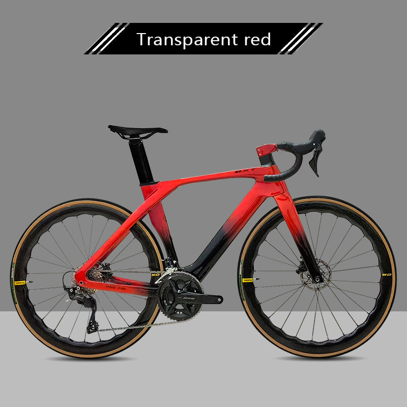 BXT Carbon Rennrad Shimano 105 R7120 Ultraleichter Straßenrahmen mit Scheibenbremse Carbon Road Bike