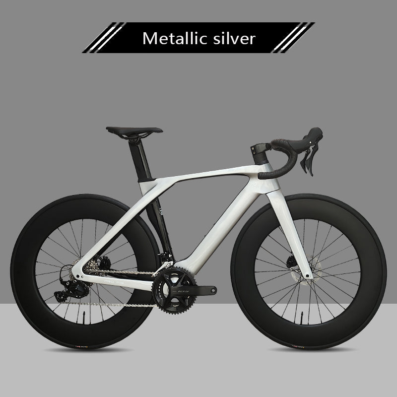 BXT Carbon Rennrad Shimano 105 R7120 Ultraleichter Straßenrahmen mit Scheibenbremse Carbon Road Bike