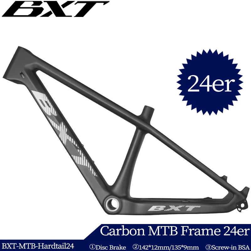 mountainbike rahmen hardtail BXT 24 Zoll Carbon Mountainbike-Rahmen 14 Zoll Hardtail Scheibenbremse – BXT official store