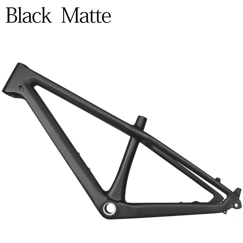BXT 24er Carbon Mountain Bike Frame 14inch Hardtail Disc Brake Full Carbon MTB Frame 24er Thru Axle QR Mountain Bicycle Carbon Frame