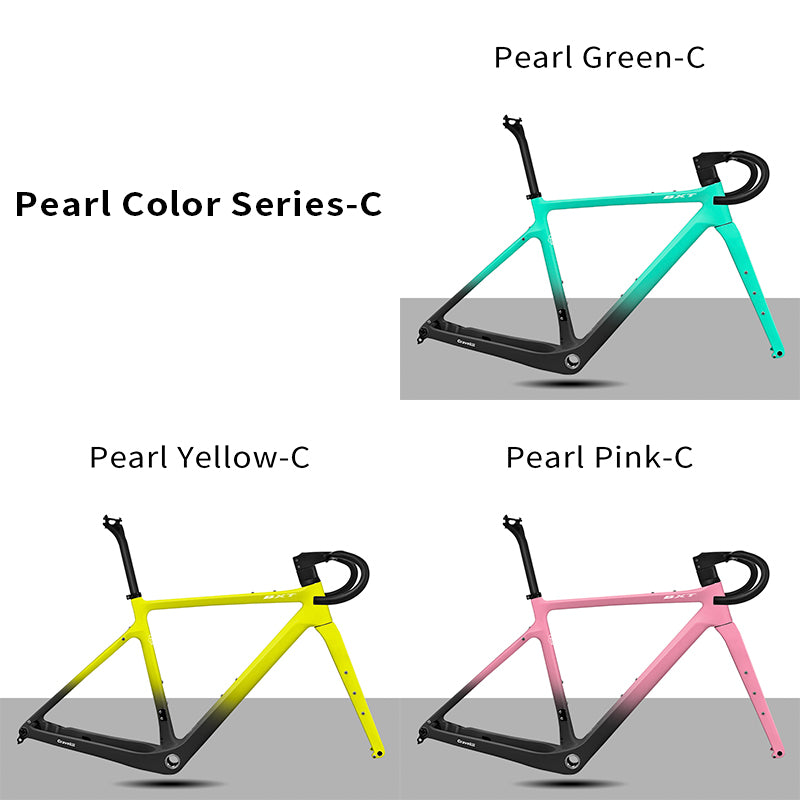 BXT Road Bicycle Frame Gravel Frame UDH Carbon 700C Flat Mount Disc Brake With Carbon Fork and Handlebar Thru Axle 12x142mm