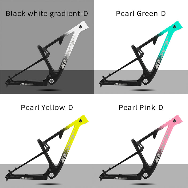 BXT-MTB-077(UDH) Carbon Full Suspension 29er MTB Frame, T700+T800 Carbon, Boost 148x12mm, 100mm Travel, High-Performance Mountain Bike Frame 2025
