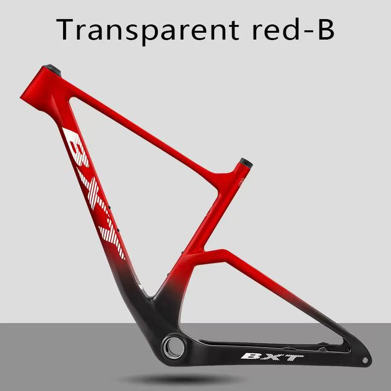 BXT New Carbon Fiber Frame MTB 29er Thru-Axle Boost 148x12mm Carbon Mountain Disc Bike frame use Screw-in T47 (73mm) UDH hanger