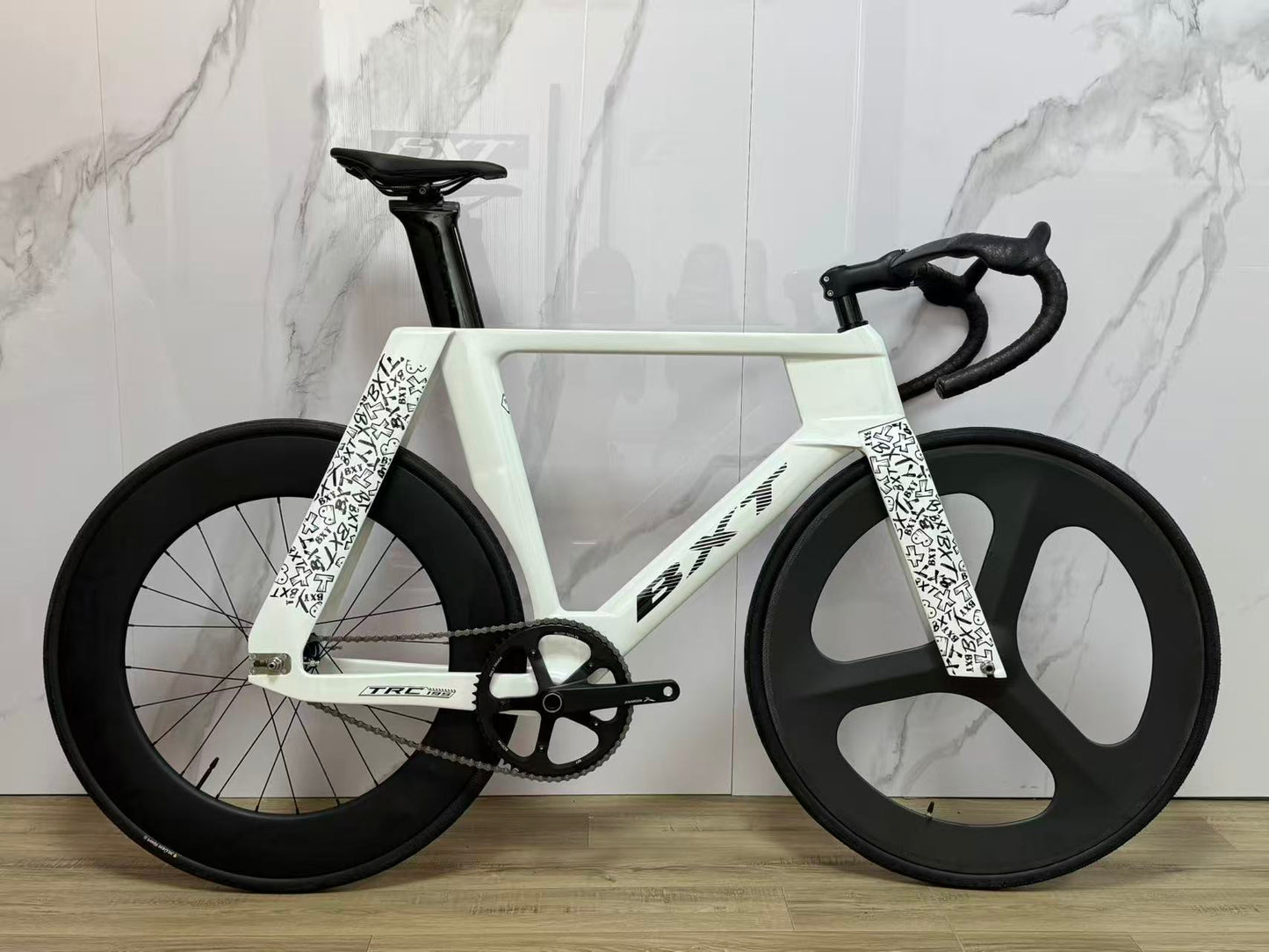 BXT 700C Carbon Bike Wheels Use Track Bike/Fixedgear Bike/Road V Brake/Road Disc Brake Clincher Tire/Tubulares Tire BXT-045