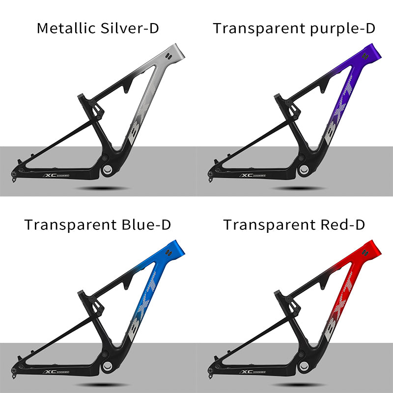 BXT-MTB-077(UDH) Carbon Full Suspension 29er MTB Frame, T700+T800 Carbon, Boost 148x12mm, 100mm Travel, High-Performance Mountain Bike Frame 2025