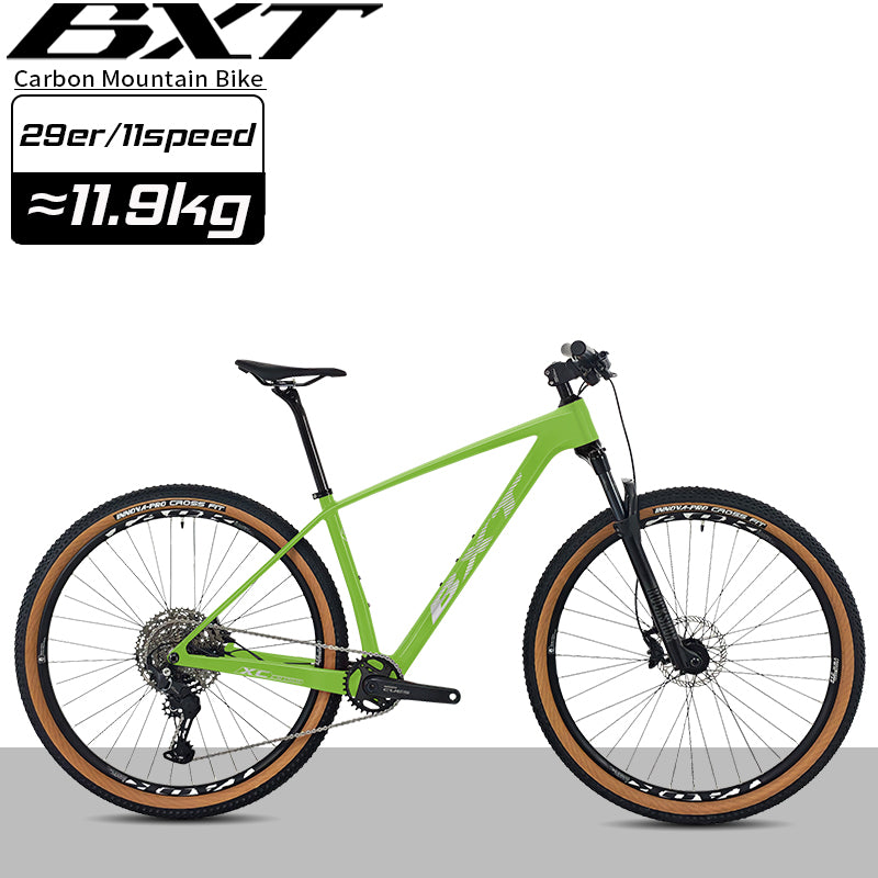 BXT-MTB-066 29er Carbon Mountain Bike – T1000 Frame, SHIMANO CUES 11 Speed, ROCKSHOX Judy 100mm Fork, Hydraulic Disc Brakes