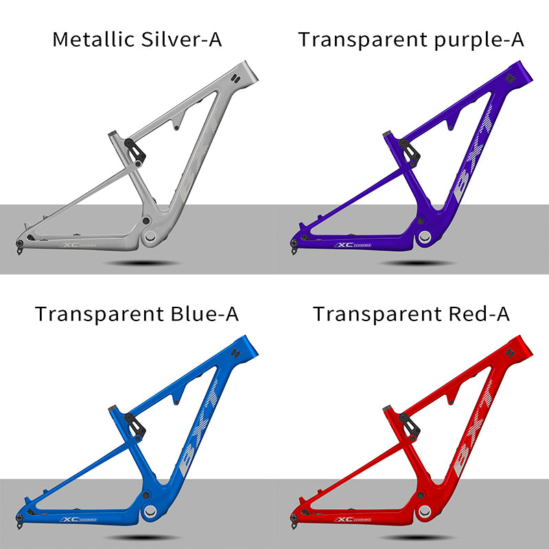 BXT Carbon Fibre T700+T800 29er Full Suspension Mountain Bike Frame, Boost 148x12mm, 100mm Travel, 2025 New Model