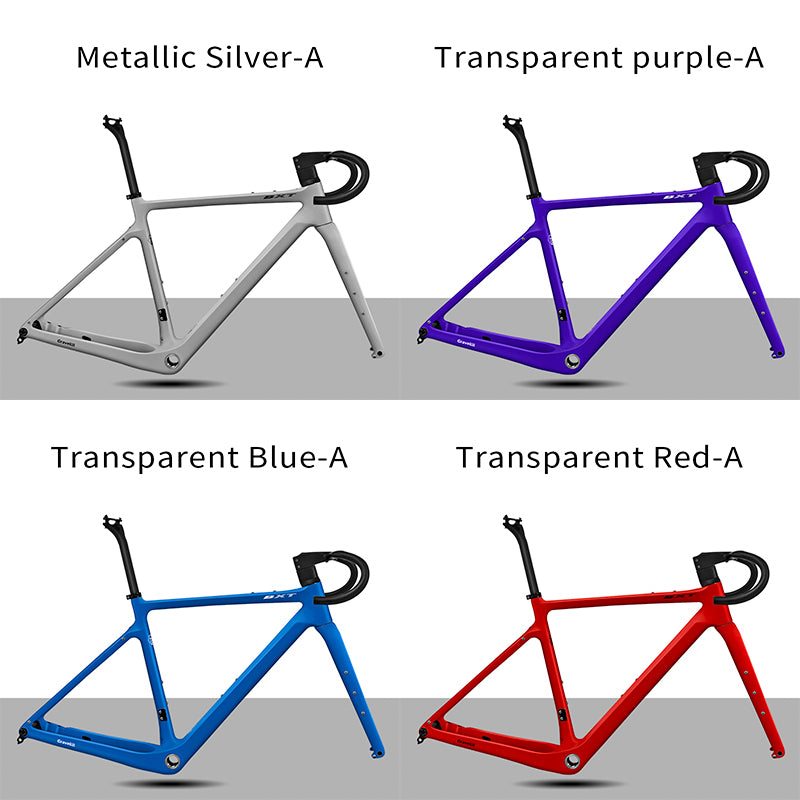BXT Gravel Carbon Fiber Bike Frame UDH Road Bike Disc Brake Bicycle Frameset 700x45C T1000 Carbon Fiber