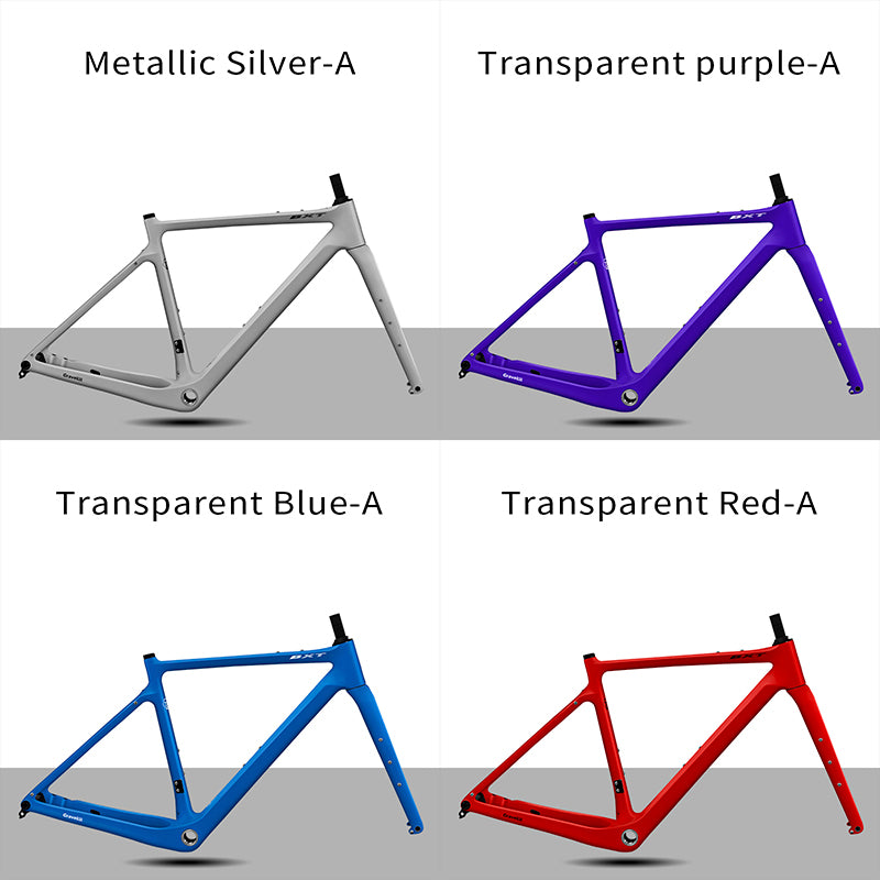 BXT Carbon Gravel Bike Frame UDH Internal Cable Fully Hidden Cable Gravel Bicycle Frameset Road Bike Disc Brake
