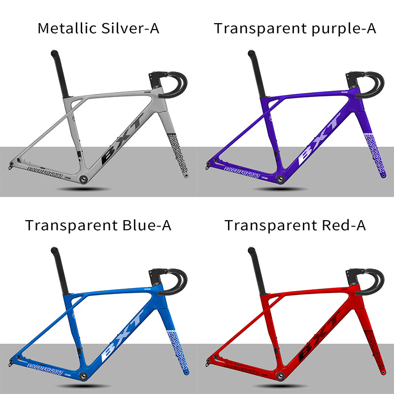 BXT 2026 NEW Fully Hidden Carbon Disc Road Bike Frame 900g Super light Road Bicycle Carbon Frame BXT-155-EVO