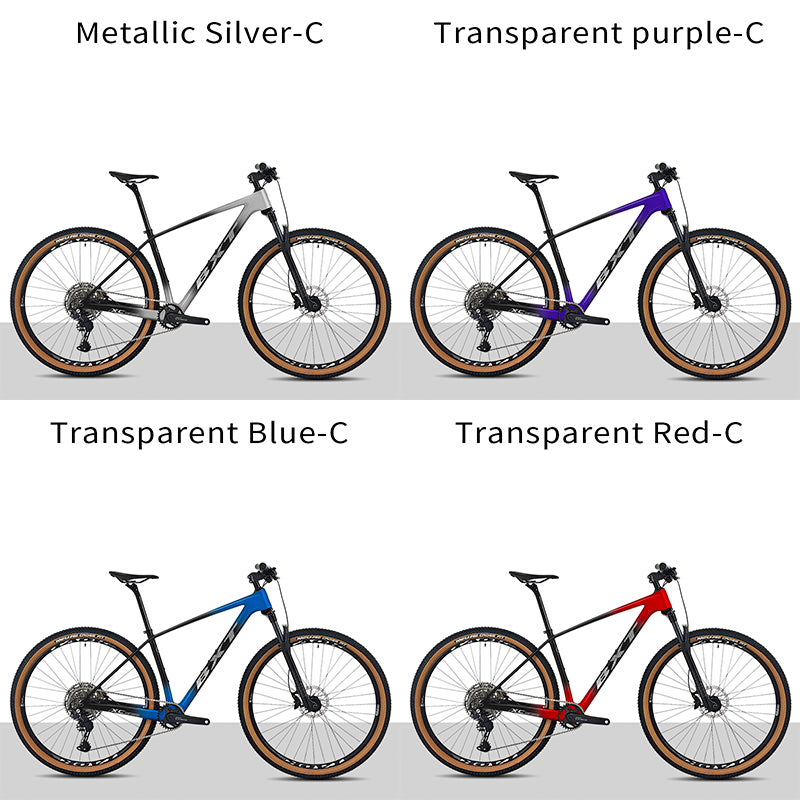 BXT Carbon XC Mountain Bike – Full SHIMANO 11-Speed Drivetrain, DEORE Hydraulic Brakes, 29x2.25 Tires, TAOK Alloy Wheels