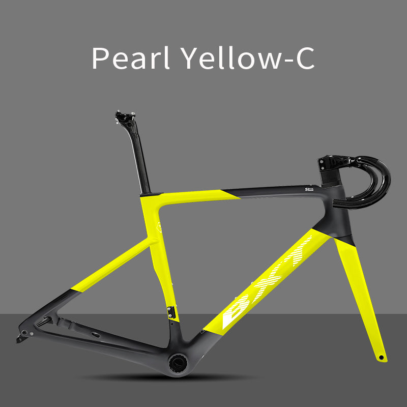 BXT Carbon Superlight 950g Carbon Road Bike Frame Disc Brake Bicycle Frameset Thru Axle Flat Mount T47 BSA Di2 bxt Bike Frame