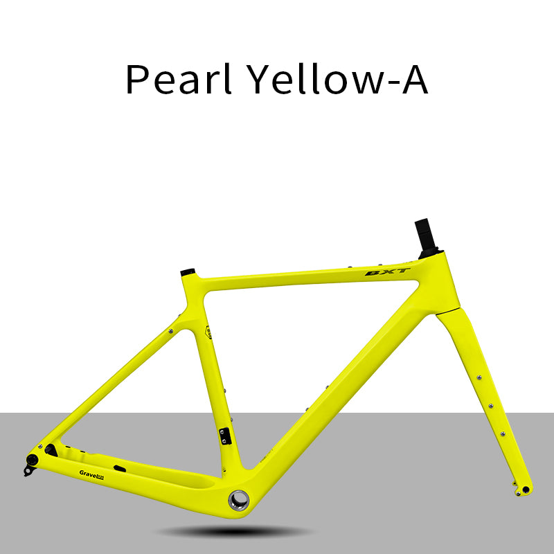 BXT Carbon Gravel Bike Frame UDH Internal Cable Fully Hidden Cable Gravel Bicycle Frameset Road Bike Disc Brake