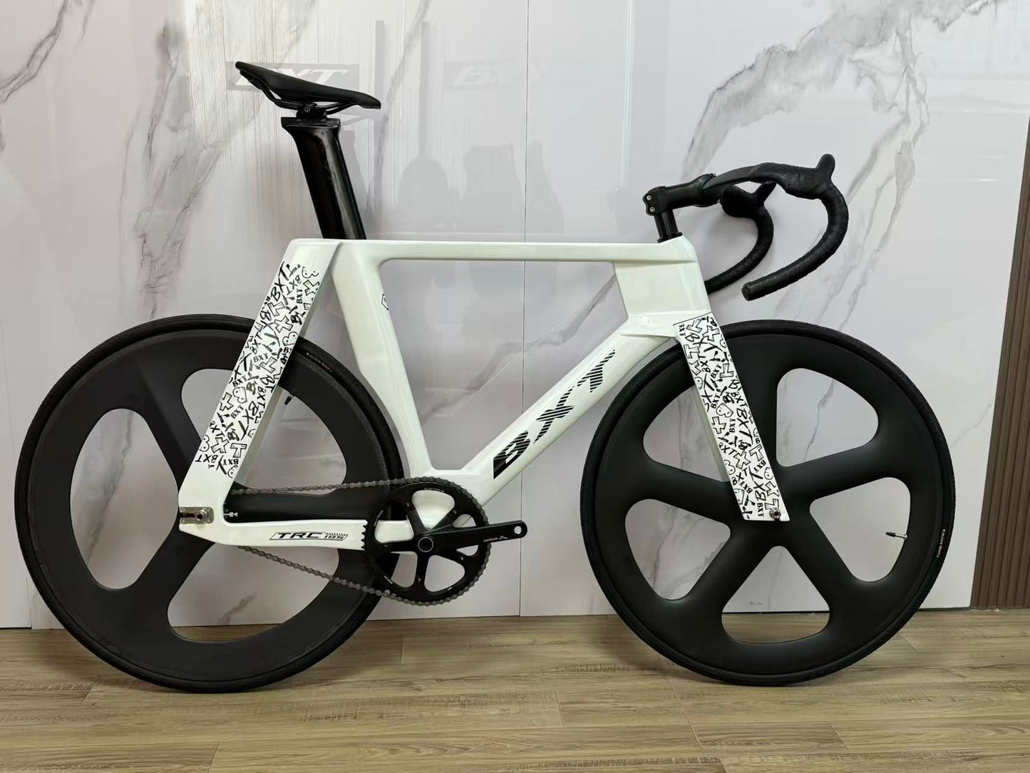 BXT 700C Carbon Bike Wheels Use Track Bike/Fixedgear Bike/Road V Brake/Road Disc Brake Clincher Tire/Tubulares Tire BXT-045