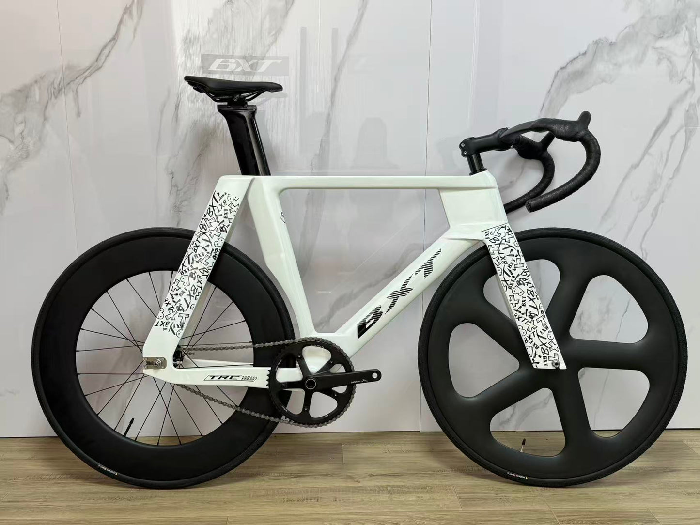 BXT 700C Carbon Bike Wheels Use Track Bike/Fixedgear Bike/Road V Brake/Road Disc Brake Clincher Tire/Tubulares Tire BXT-045