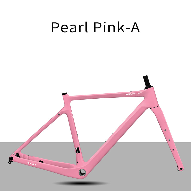 BXT Carbon Gravel Bike Frame UDH Internal Cable Fully Hidden Cable Gravel Bicycle Frameset Road Bike Disc Brake
