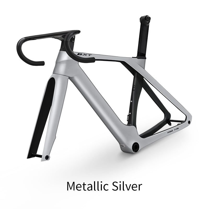BXT-Fully Hidden Carbon Disc Brake Road Bike Frame, Bicycle Bottom Bracket, BSA T47 Cyclocross Frameset, Max 700 x 32C