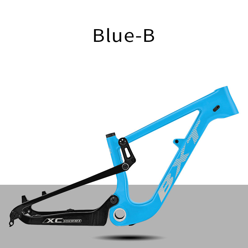 BXT 6-10 Years Old Children Carbon Full Suspension Mtb Frame 20inch Super Light City Commuter Cycing Full Suspension Carbon Frame 20er