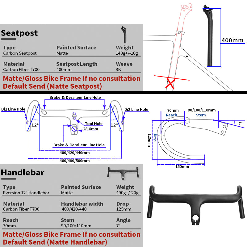 BXT Gravel Carbon Fiber Bike Frame UDH Road Bike Disc Brake Bicycle Frameset 700x45C T1000 Carbon Fiber