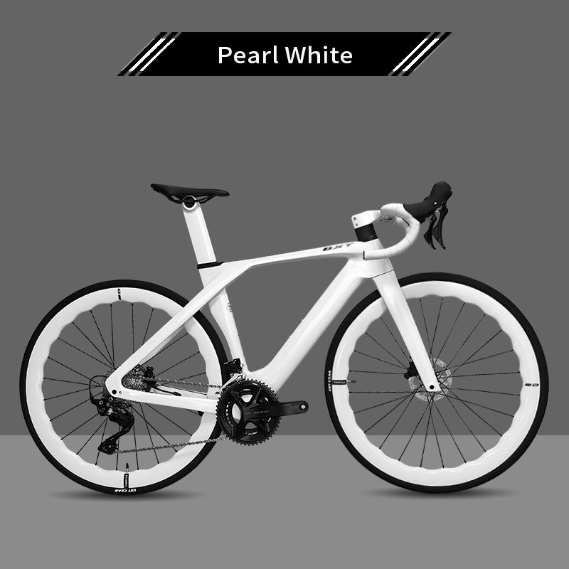 BXT Carbon Rennrad Shimano 105 R7120 Ultraleichter Straßenrahmen mit Scheibenbremse Carbon Road Bike