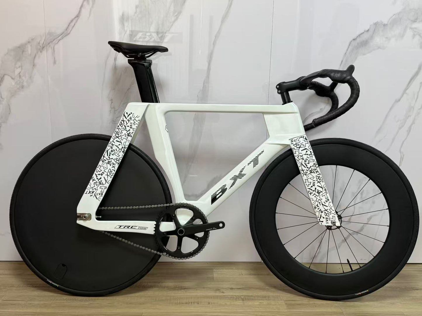 BXT 700C Carbon Bike Wheels Use Track Bike/Fixedgear Bike/Road V Brake/Road Disc Brake Clincher Tire/Tubulares Tire BXT-045