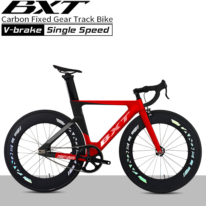 2025 New BXT 045 Carbon Track Bike Full Fixed Gear Racing Bicycle 700C Lightweight Frame