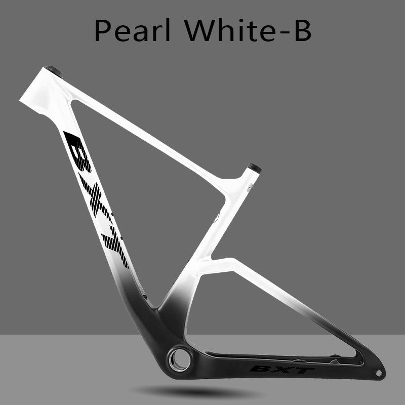 BXT New Carbon Fiber Frame MTB 29er Thru-Axle Boost 148x12mm Carbon Mountain Disc Bike frame use Screw-in T47 (73mm) UDH hanger