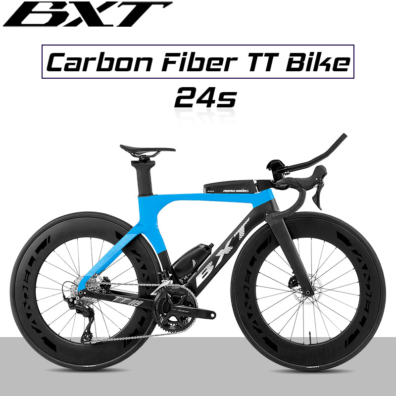 BXT 2025 New carbon tt bike TT Bicycle Shimano DI2 8170 electronic shifting Disc Brake Time Trial Triathlon Complete Bike Zeitfahrrad Disc