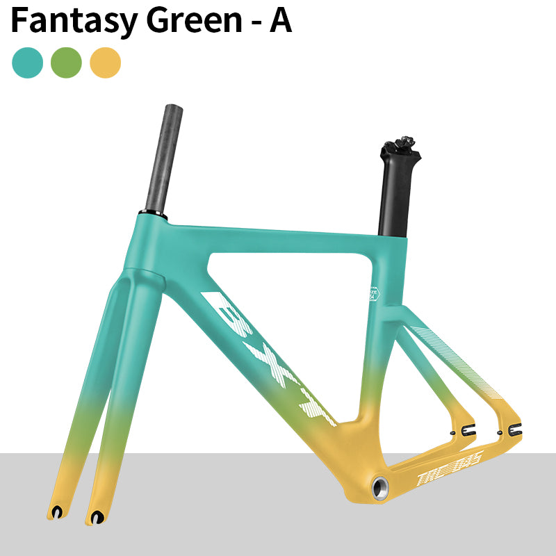 BXT Full Carbon Frame Track Bicycle Frame 700C BXT-045 Track Bike Frame Set Carbon Fixed Gear Track Racing Bicycle Frame
