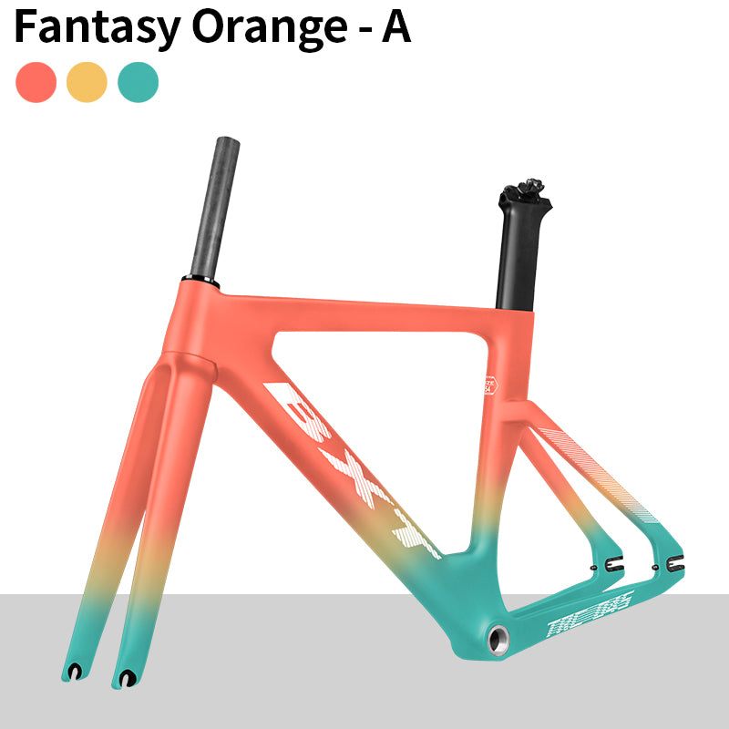 BXT Full Carbon Frame Track Bicycle Frame 700C BXT-045 Track Bike Frame Set Carbon Fixed Gear Track Racing Bicycle Frame