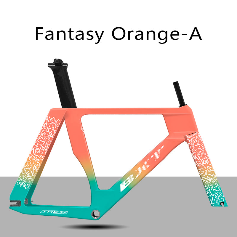 BXT 700C Carbon Fiber Track Bike Frame Fixed Gear Bike Carbon Frameset Track Frame model-TRC-195 use EPS Technology