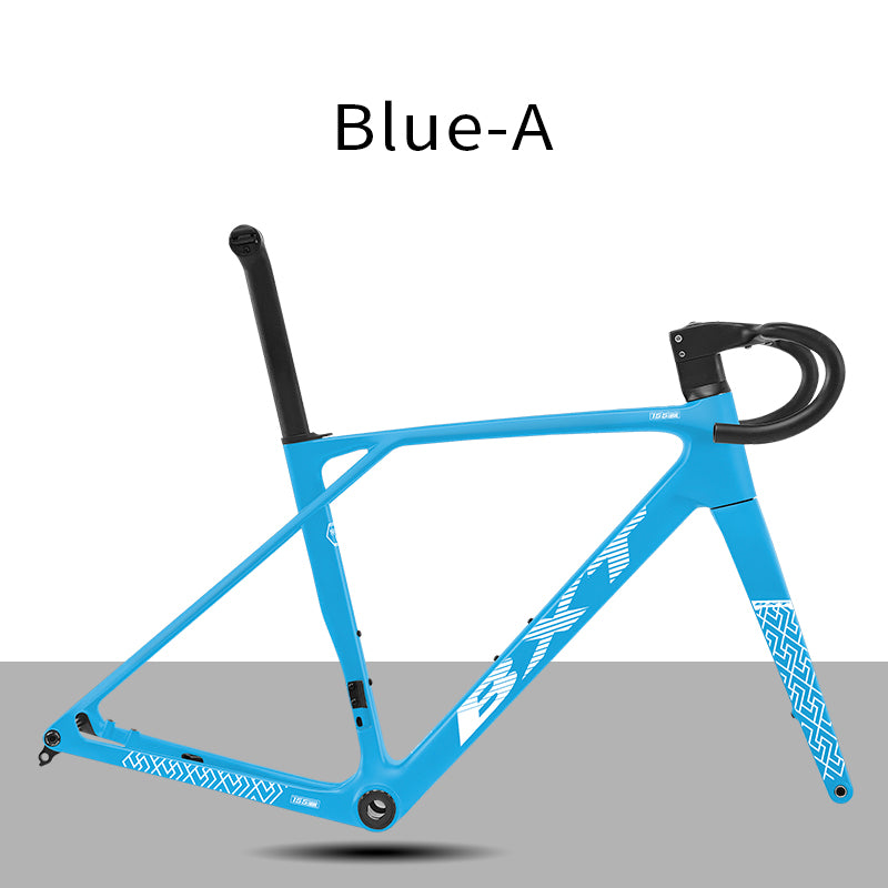 BXT 2026 New Ultralight 900g T1000 Carbon Road Bike Frameset with Disc Brakes, Flat-Mounted Disc Brake, T47, 700x32C BXT Road Bike Frame