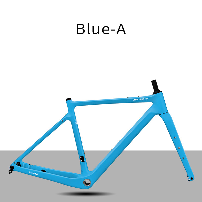 BXT Carbon Gravel Bike Frame UDH Internal Cable Fully Hidden Cable Gravel Bicycle Frameset Road Bike Disc Brake
