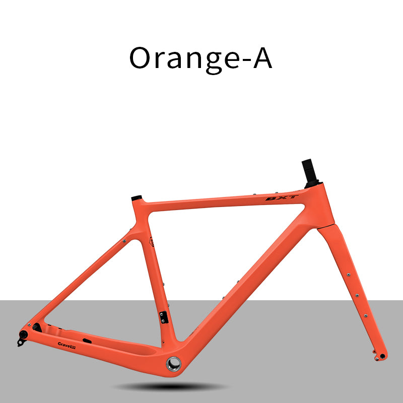 BXT Carbon Gravel Bike Frame UDH Internal Cable Fully Hidden Cable Gravel Bicycle Frameset Road Bike Disc Brake