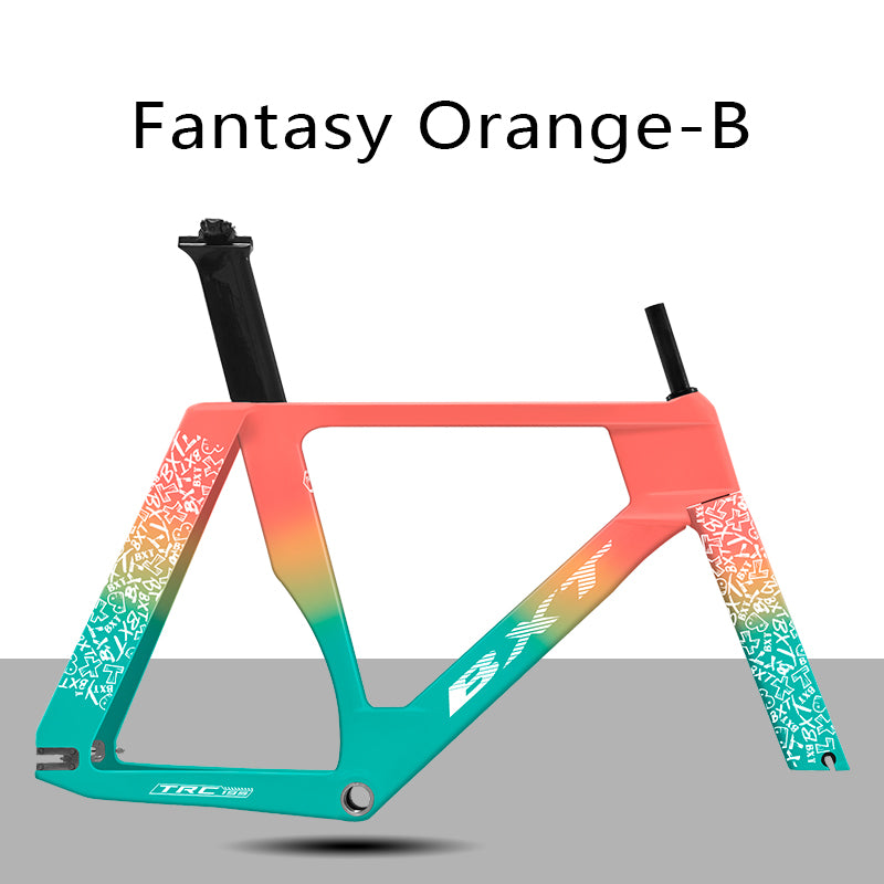 BXT 700C Carbon Fiber Track Bike Frame Fixed Gear Bike Carbon Frameset Track Frame model-TRC-195 use EPS Technology