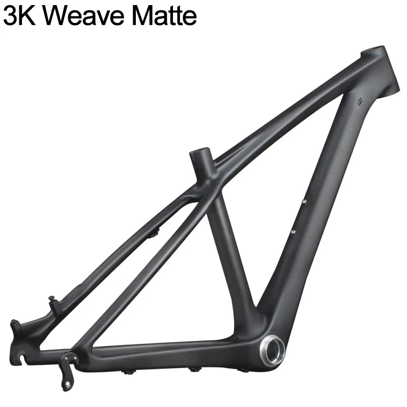 BXT 26er MTB Mountain Bike Frame 14inch Full Carbon Kids Bike Frame 160mm Disc Brake Carbon Fiber MTB Bicycle Frame