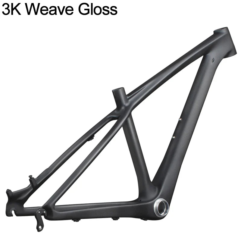 BXT 26er MTB Mountain Bike Frame 14inch Full Carbon Kids Bike Frame 160mm Disc Brake Carbon Fiber MTB Bicycle Frame