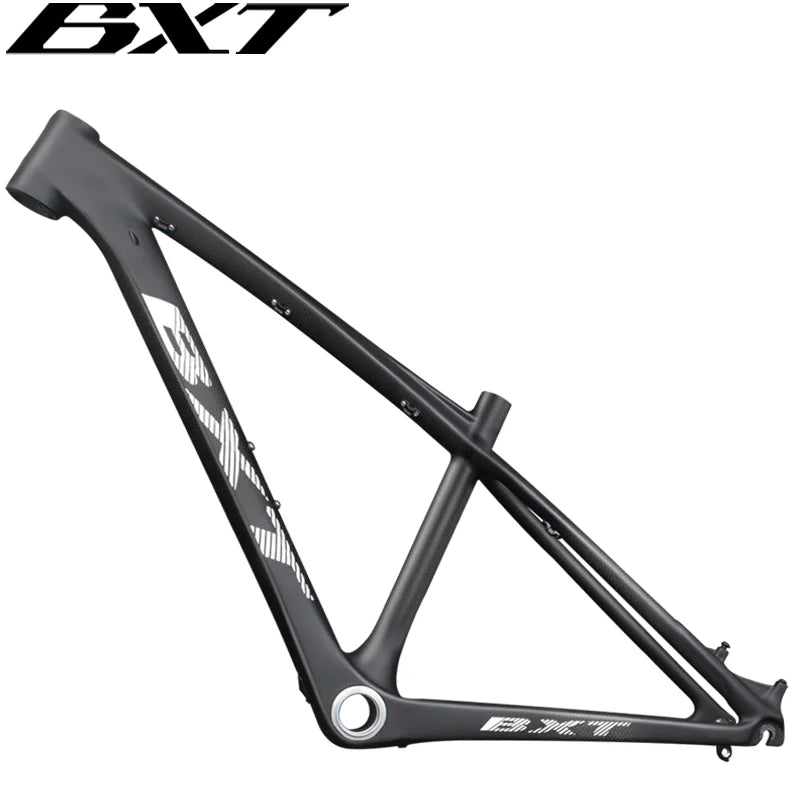 BXT 26er MTB Mountain Bike Frame 14inch Full Carbon Kids Bike Frame 160mm Disc Brake Carbon Fiber MTB Bicycle Frame