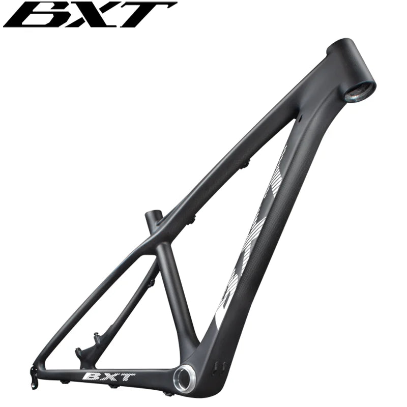 BXT 26er MTB Mountain Bike Frame 14inch Full Carbon Kids Bike Frame 160mm Disc Brake Carbon Fiber MTB Bicycle Frame