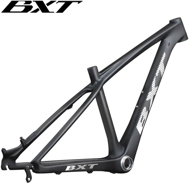 BXT 26er MTB Mountain Bike Frame 14inch Full Carbon Kids Bike Frame 160mm Disc Brake Carbon Fiber MTB Bicycle Frame