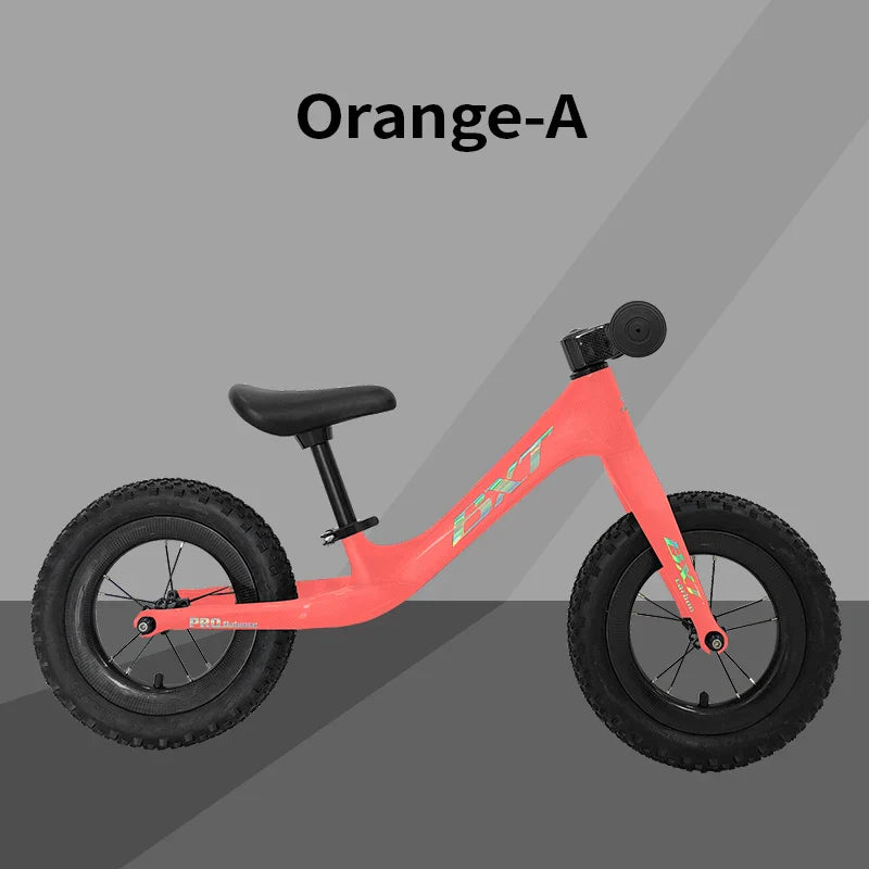 BXT Balance Bike For Kids 12 Inch Baby Walker No Pedals Bicycle with Adjustable Seat Push Christmas Child Day Birthday Gifts