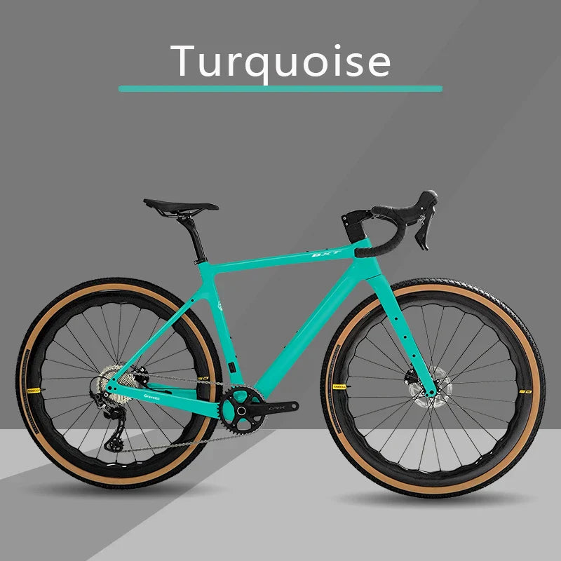 BXT Carbon Gravel Bike 700*40C Disc Brake SHIMANO R7170 Electric transformer 2*12s Full Internal Gravel Bike rennrad DI2