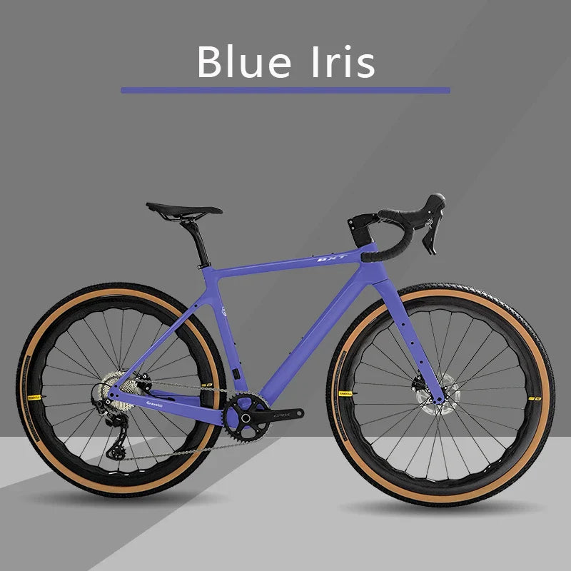 BXT Carbon Gravel Bike 700*40C Disc Brake SHIMANO R7170 Electric transformer 2*12s Full Internal Gravel Bike rennrad DI2