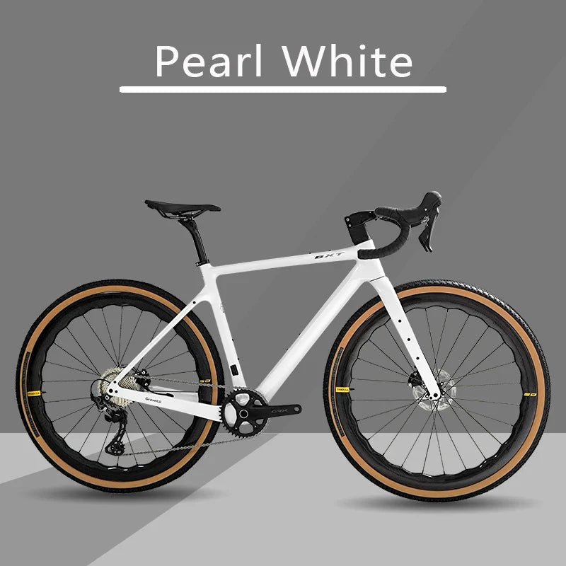 BXT Carbon Gravel Bike 700*40C Disc Brake SHIMANO R7170 Electric transformer 2*12s Full Internal Gravel Bike rennrad DI2