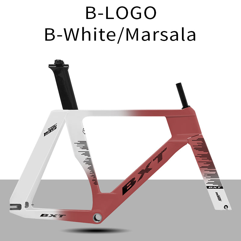 BXT-TRC-195 Carbon Fiber Track Frame – Flag Edition | Fixed Gear | T1000 Carbon Fiber | Aerodynamic Design